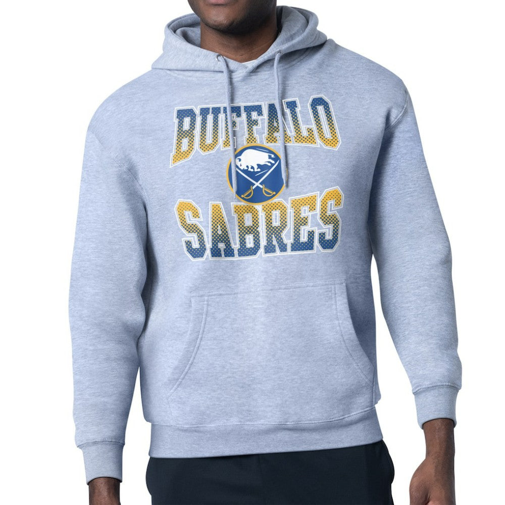 Buffalo Sabres - Starter Comic Style Team Graphic Hoodie Gray