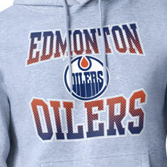 Edmonton Oilers - Starter Comic Style Team Graphic Hoodie Gray