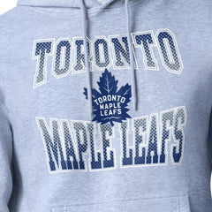 Toronto Maple Leafs - Starter Comic Style Team Graphic Hoodie Gray