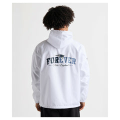 Charles River x New England Patriots Pack-N-Go Half-Zip Hoodie White - NFL