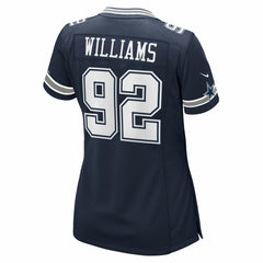 Quinnen Williams Dallas Cowboys Women's Team Game Jersey Navy - Nike