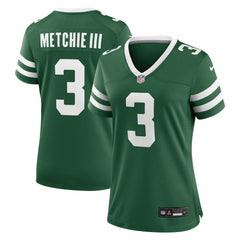 John Metchie III New York Jets Women's Team Game Jersey Legacy Green - Nike