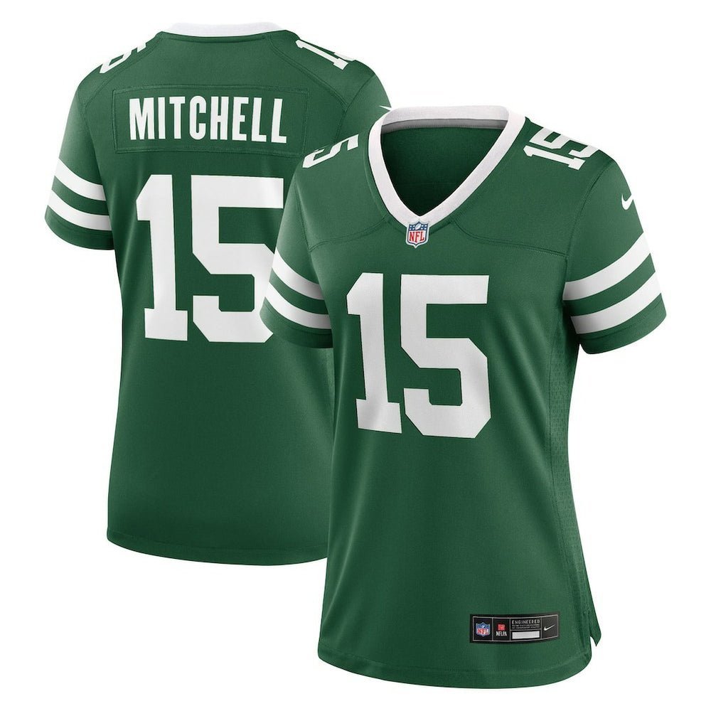 Adonai Mitchell New York Jets Women's Team Game Jersey Legacy Green - Nike
