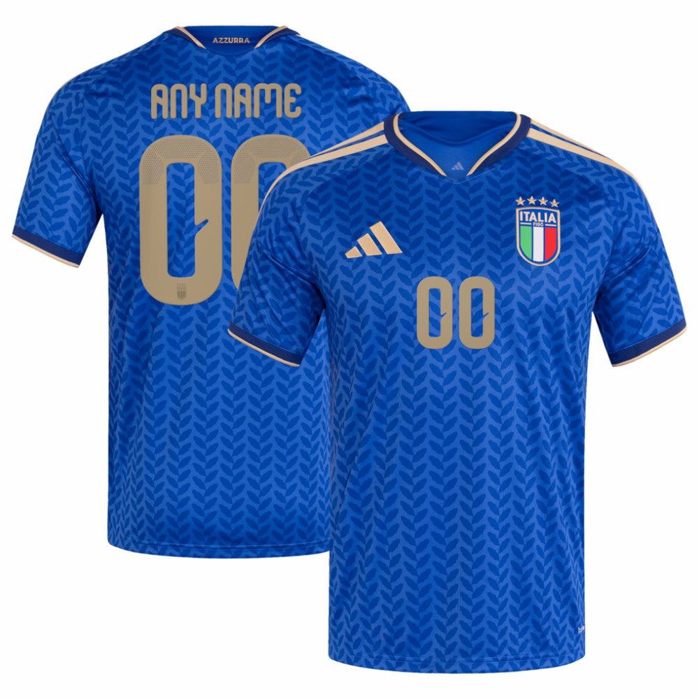 Adidas Italy National Team FIFA x World Cup 2026 Home Replica Custom Jerseys - Blue