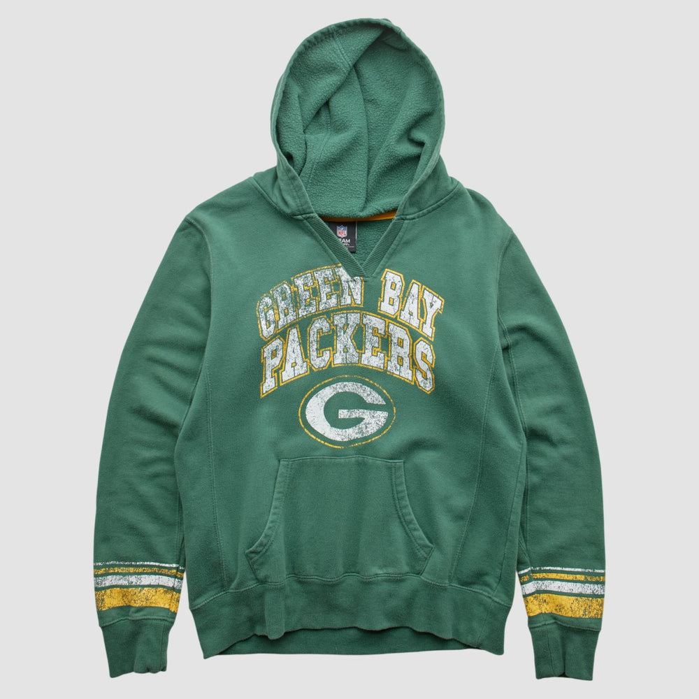 Green Bay Packers NFL 2012 Hooded Pullover Sweatshirt Green Vintage - Fanatics