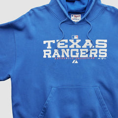 Texas Rangers Majestic 2000s Hooded Pullover Sweatshirt Sale