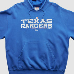 Texas Rangers Majestic 2000s Hooded Pullover Sweatshirt Sale