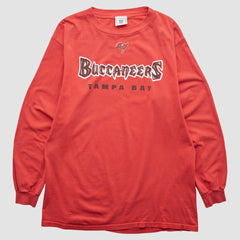 Tampa Bay Buccaneers NFL 2000s Long Sleeve T-shirt Red Vintage - Fanatics