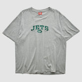 New York Jets NFL 2000s T-shirt Heather Gray Vintage - Fanatics