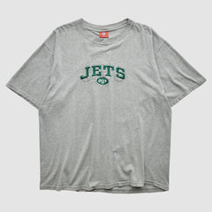 New York Jets NFL 2000s T-shirt Heather Gray Vintage - Fanatics