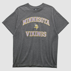 Minnesota Vikings NFL 2010s T-shirt Dark Heather Gray Vintage - Fanatics