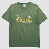 Green Bay Packers Logo Athletic 90s T-shirt Green Vintage - Fanatics