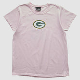 Green Bay Packers Reebok 2010s T-shirt Pink Vintage - Fanatics