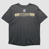 New Orleans Saints Reebok 2000s T-shirt Black Vintage - Fanatics