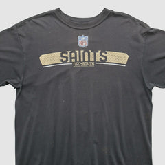 New Orleans Saints Reebok 2000s T-shirt Black Vintage - Fanatics