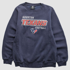 Houston Texans NFL 2010s Pullover Sweatshirt Navy Vintage - Fanatics