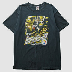 Pittsburgh Steelers NFL 2000s T-shirt Black Vintage - Fanatics