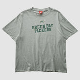Green Bay Packers NFL 2000s T-shirt Heather Gray Vintage - Fanatics