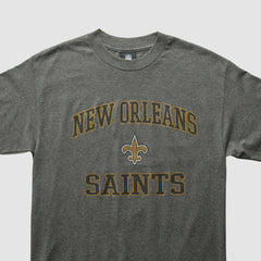 New Orleans Saints NFL 2010s T-shirt Dark Heather Gray Vintage - Fanatics