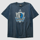 Adidas - Dallas Mavericks 2010s T-shirt - Navy Vintage