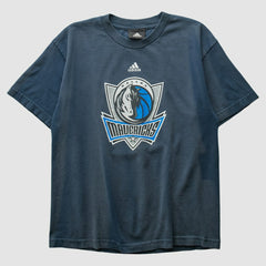 Adidas - Dallas Mavericks 2010s T-shirt - Navy Vintage