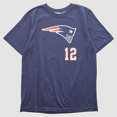 New England Patriots Reebok 2000s T-shirt Navy Vintage - Fanatics