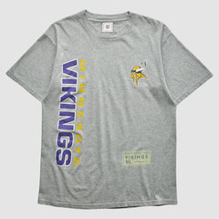 Minnesota Vikings NFL 2000s T-shirt Heather Gray Vintage - Fanatics