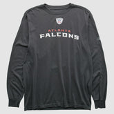 Atlanta Falcons Reebok 2000s Long Sleeve T-shirt Charcoal Vintage - Fanatics