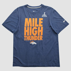 Denver Broncos 2014 T-shirt Navy Vintage - Fanatics