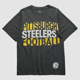 Pittsburgh Steelers Reebok 2000s T-shirt Black Vintage - Fanatics