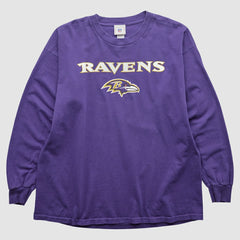 Baltimore Ravens NFL 2000s Long Sleeve T-shirt Purple Vintage - Fanatics