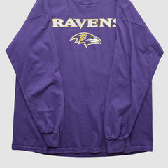 Baltimore Ravens NFL 2000s Long Sleeve T-shirt Purple Vintage - Fanatics