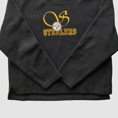 Pittsburgh Steelers Pro Edge 2000s Pullover Sweatshirt Black Vintage - Fanatics