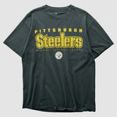 Pittsburgh Steelers NFL 2000s T-shirt Black Vintage - Fanatics