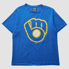 Milwaukee Brewers Majestic 2000s T-shirt Sale