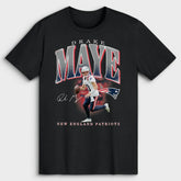 Drake Maye New England Patriots Player Hype T-Shirt Black - NFL