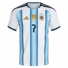 Adidas Rodrigo De Paul Argentina National Team 2026 Home Jerseys - White