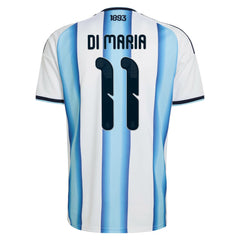 Adidas Angel Di Maria Argentina National Team 2026 Home Replica Jerseys - White