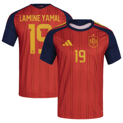 Adidas Lamine Yamal Spain National Team 2026 Home Replica Jerseys - Red
