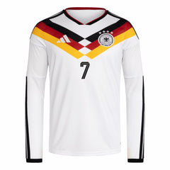 Adidas Kai Havertz Germany National Team 2026 Home Replica Long Sleeve Jerseys - White