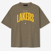 NBA - Los Angeles Lakers Fear of God x NBA Unisex 90's T-Shirt - Heather Gray