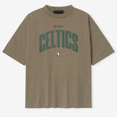 NBA - Boston Celtics Fear of God x NBA Unisex 90's T-Shirt - Heather Gray