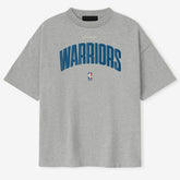 NBA - Golden State Warriors Fear of God x NBA Unisex 90's T-Shirt - Heather Gray