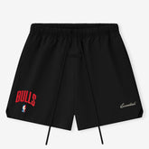 NBA - Chicago Bulls Fear of God x NBA Unisex Classic Fit Shorts - Black