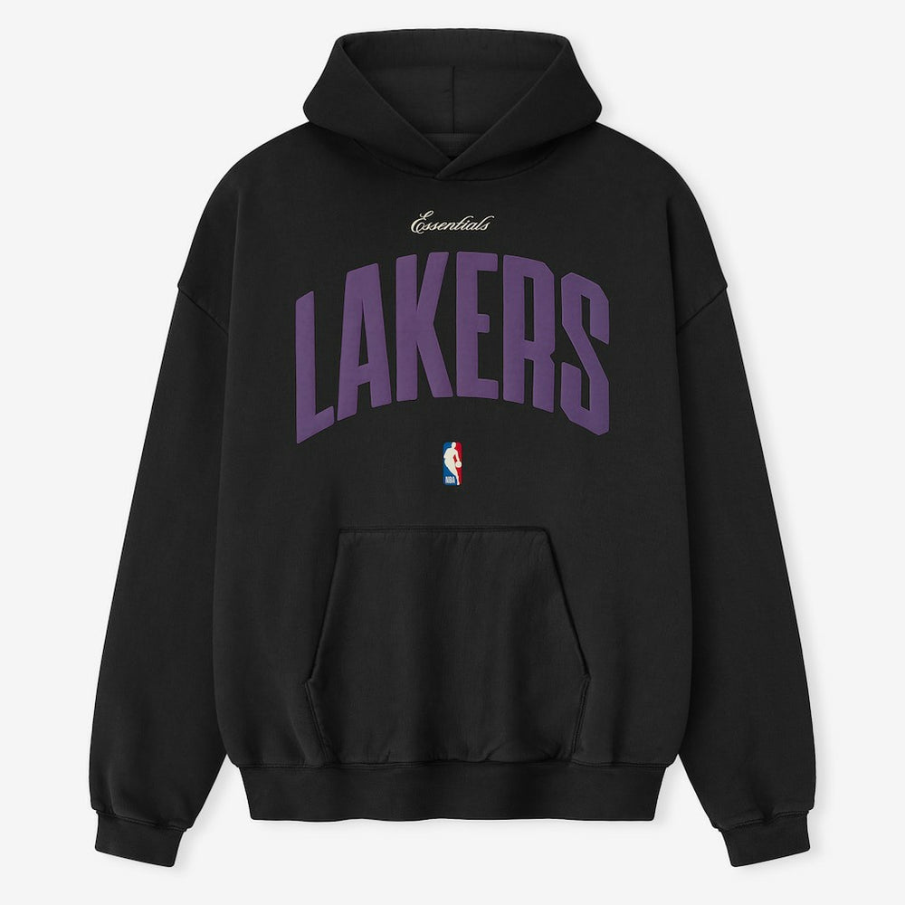 NBA - Los Angeles Lakers Fear of God x NBA Unisex 90's Hoodie - Black