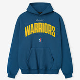 NBA - Golden State Warriors Fear of God x NBA Unisex 90's Hoodie - Blue