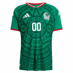 Adidas Mexico National Team 2026 Home Custom Jerseys - Green