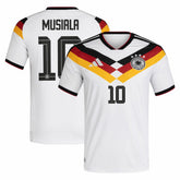 Adidas Jamal Musiala Germany National Team 2026 Home Jerseys - White
