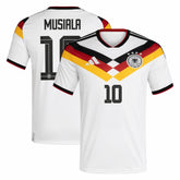 Adidas Jamal Musiala Germany National Team 2026 Home Replica Jerseys - White