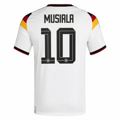 Adidas Jamal Musiala Germany National Team 2026 Home Replica Jerseys - White